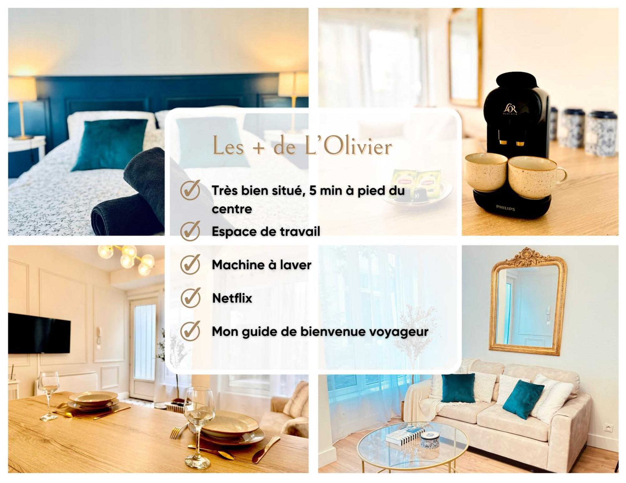 L'Olivier - Netflix - Bureau - Proche Centre Troyes Apartment ภายนอก รูปภาพ